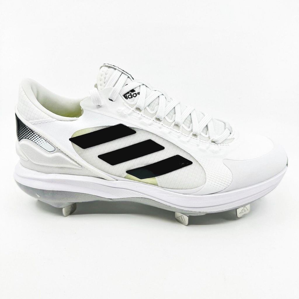 Adidas Purehustle 2 Elite White Black Womens Metal Softball Cleats (FY4393)