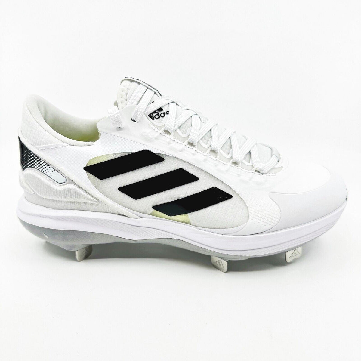 Adidas Purehustle 2 Elite White Black Womens Metal Softball Cleats (FY4393)