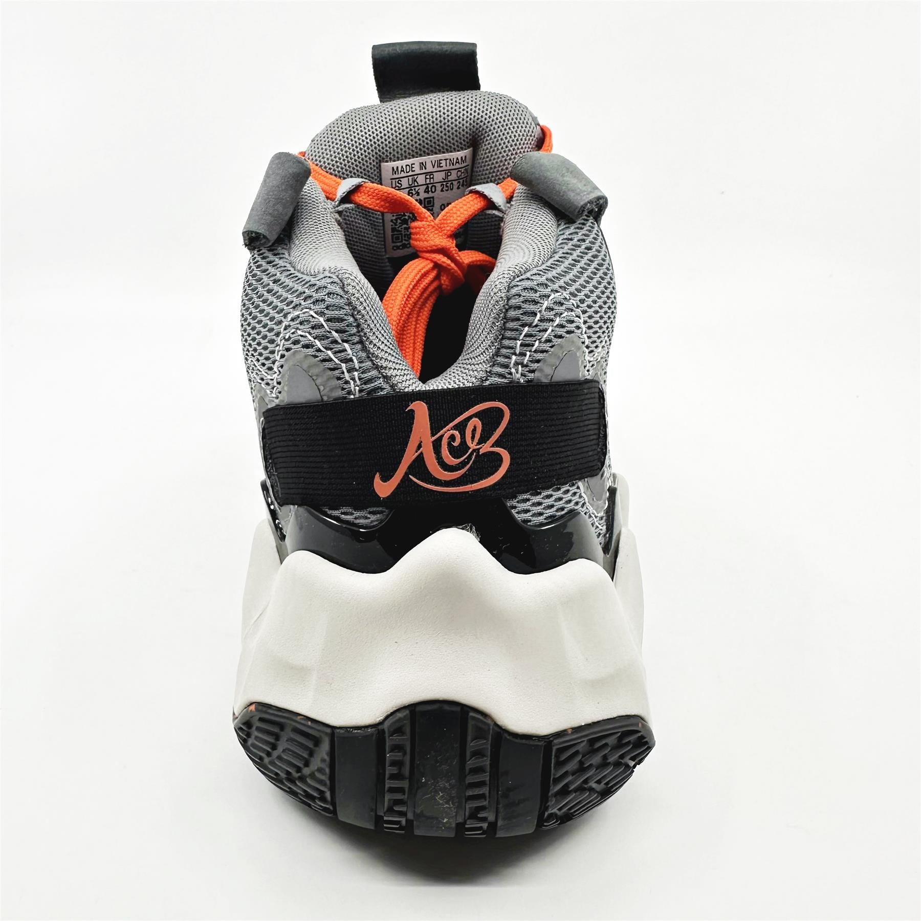 Adidas Exhibit B Candace PE Grey Impact Orange Womens Athletic Sneaker (GZ2351)