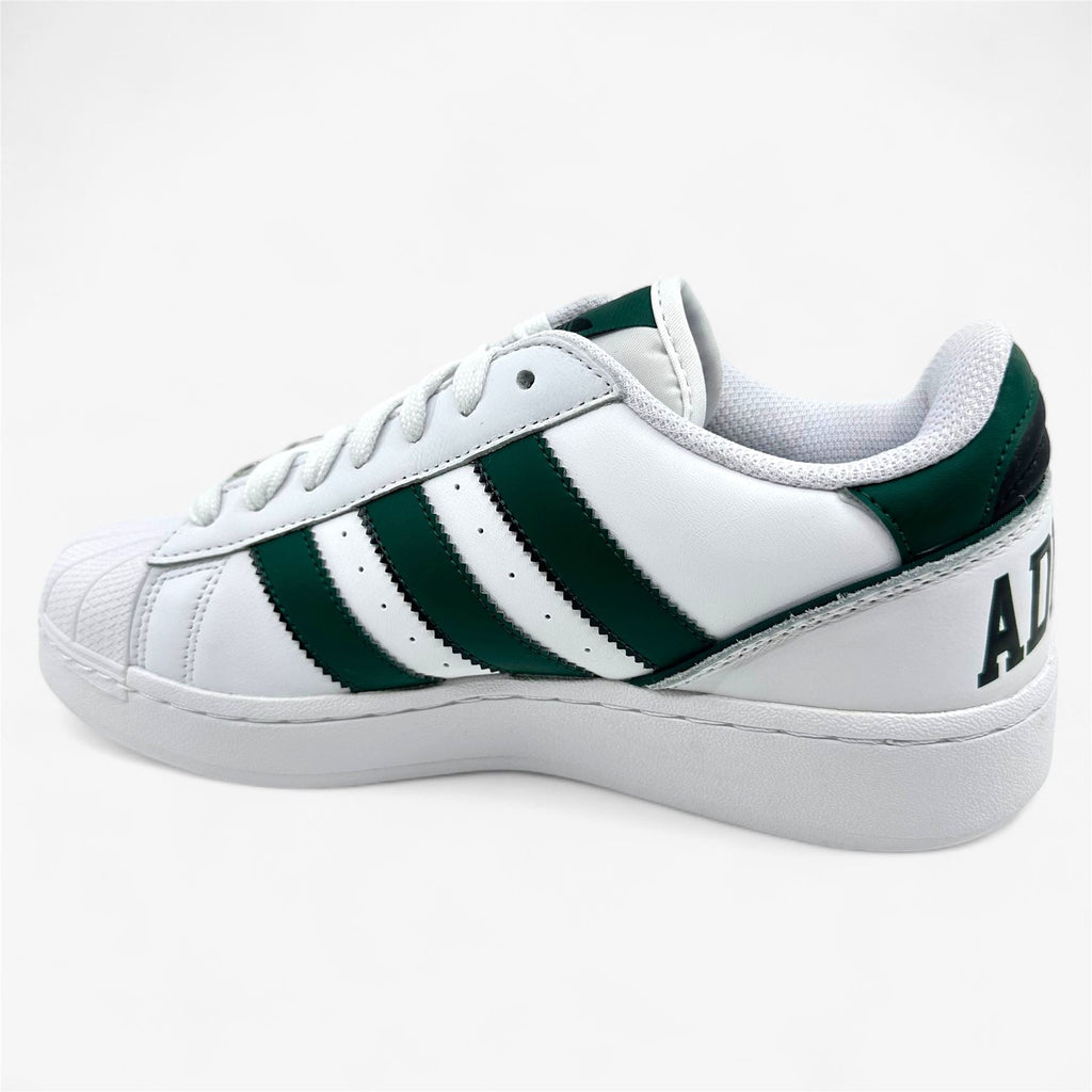Adidas Superstar XLG White Collegiate Green Mens Athletic Sneaker (IE0760)