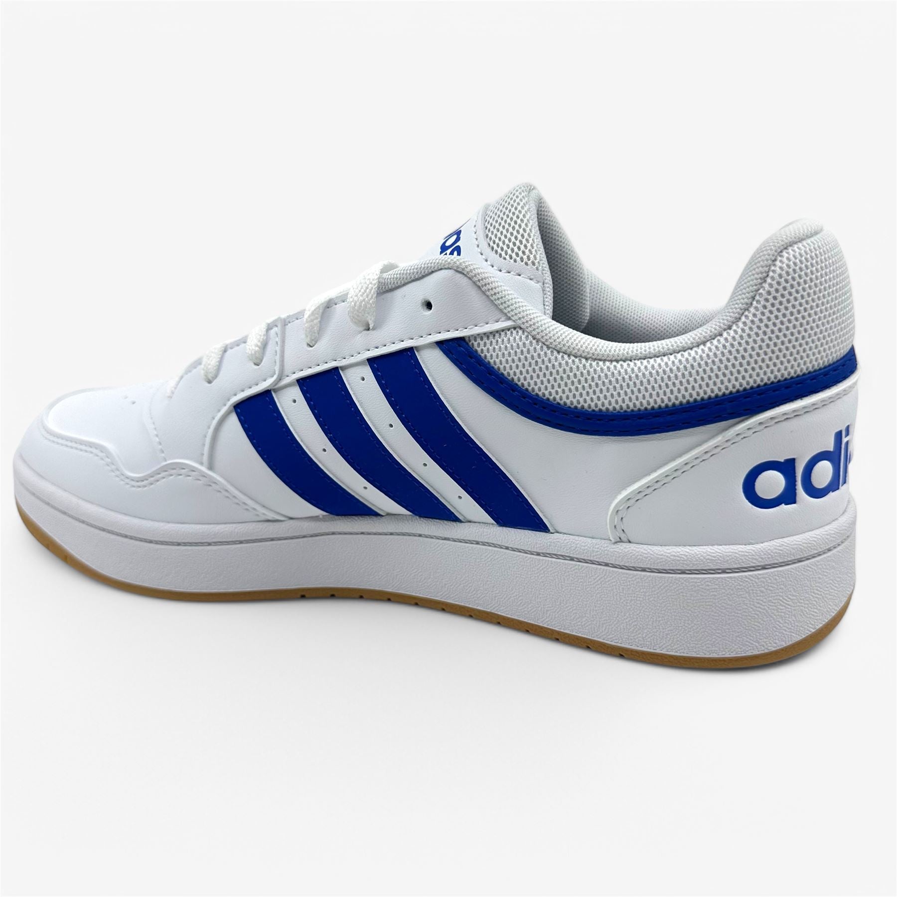 Adidas Hoops 3.0 Cloud White Royal Blue Mens Athletic Sneaker (GY5435)