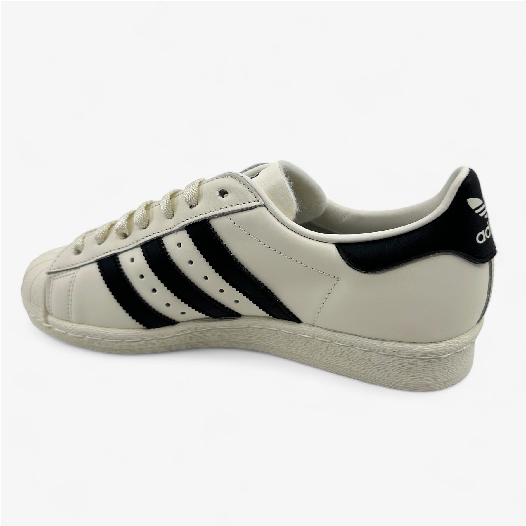 Adidas Superstar 82 Cloud White Black Mens Athletic Sneaker (GY7037)