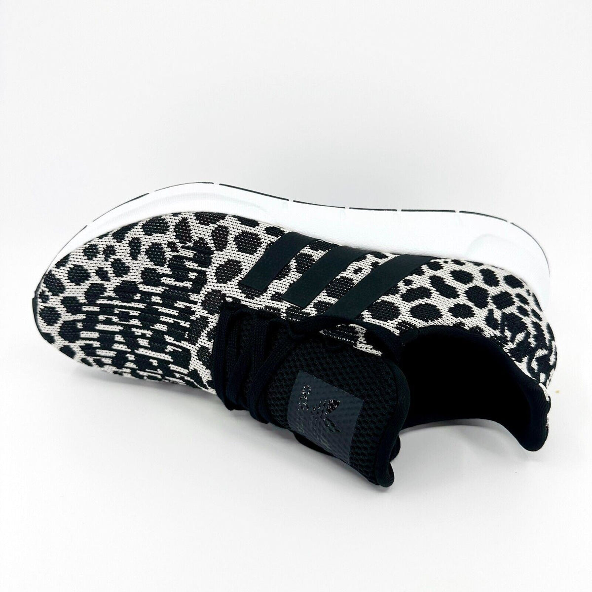 Adidas Originals Swift Run Leopard Black White Womens Running Shoes BD7962