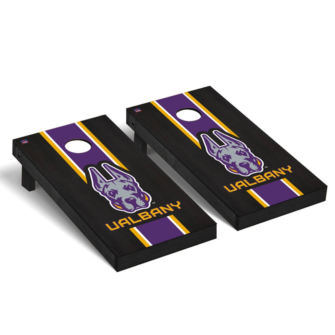 Onyx Stained Stripe Cornhole Game Set J72611