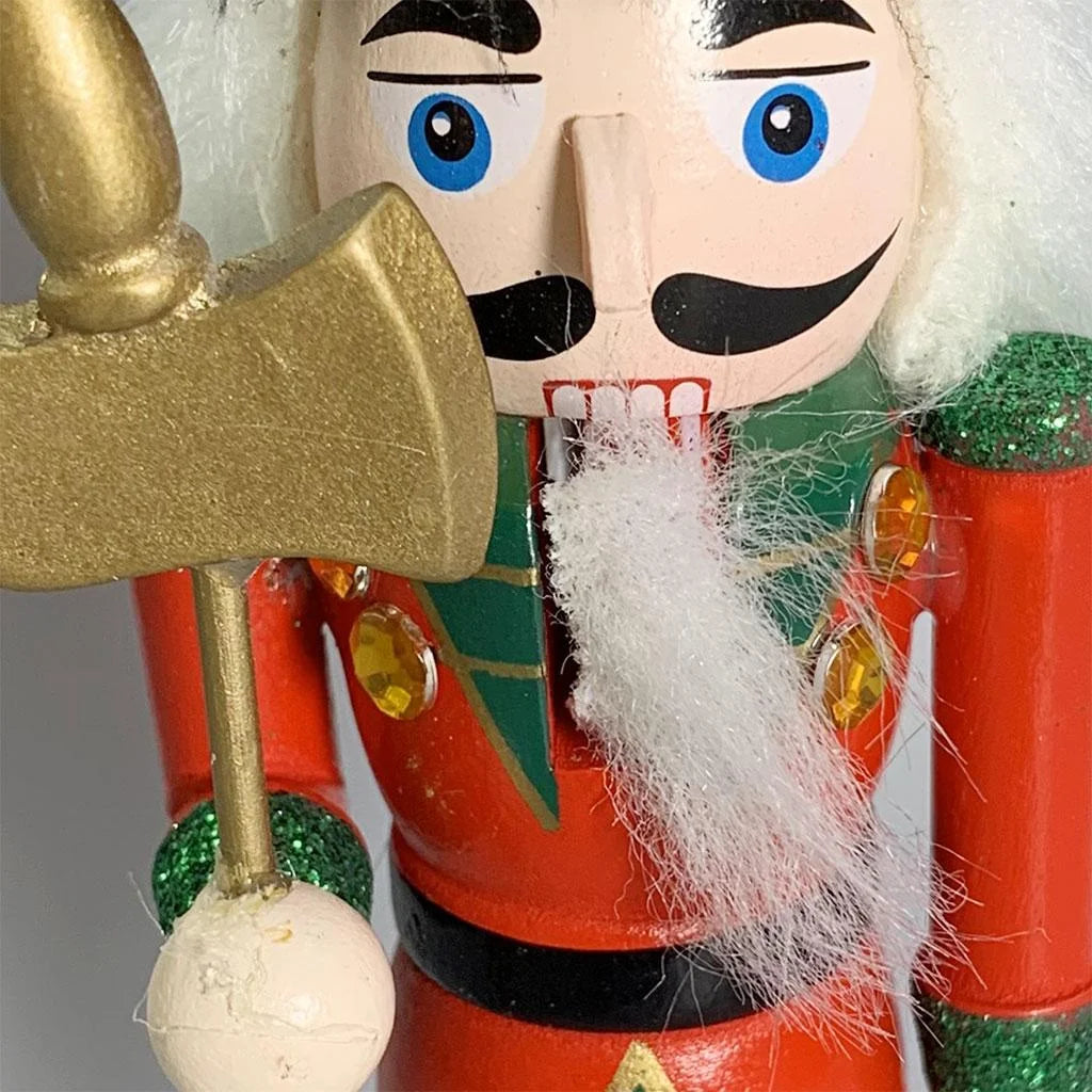 Wood Nutcracker Soldier Model Decorative Ornament T708481