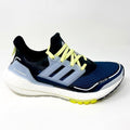 Adidas Ultraboost 21 COLD.RDY Navy White Yellow Womens Running Shoes S23754