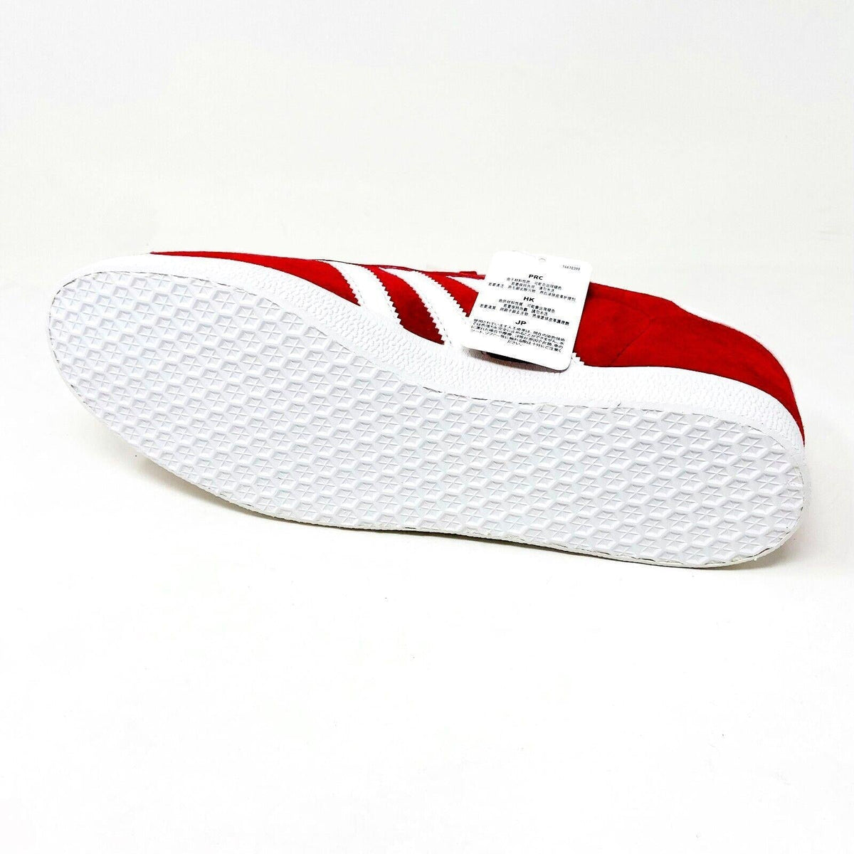 Adidas Gazelle Scarlet Red White Mens Size 9.5 Athletic Sneaker (S76228)