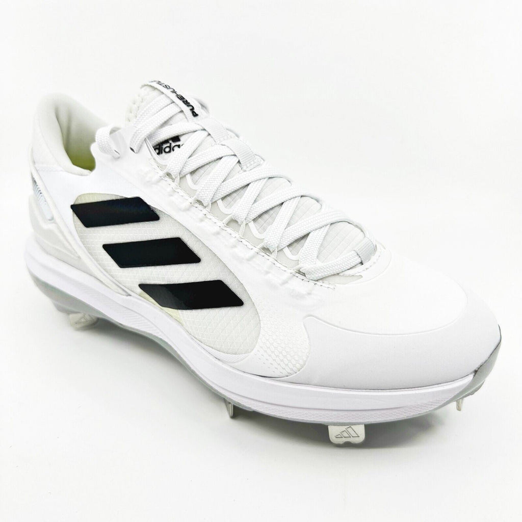 Adidas Purehustle 2 Elite White Black Womens Metal Softball Cleats (FY4393)