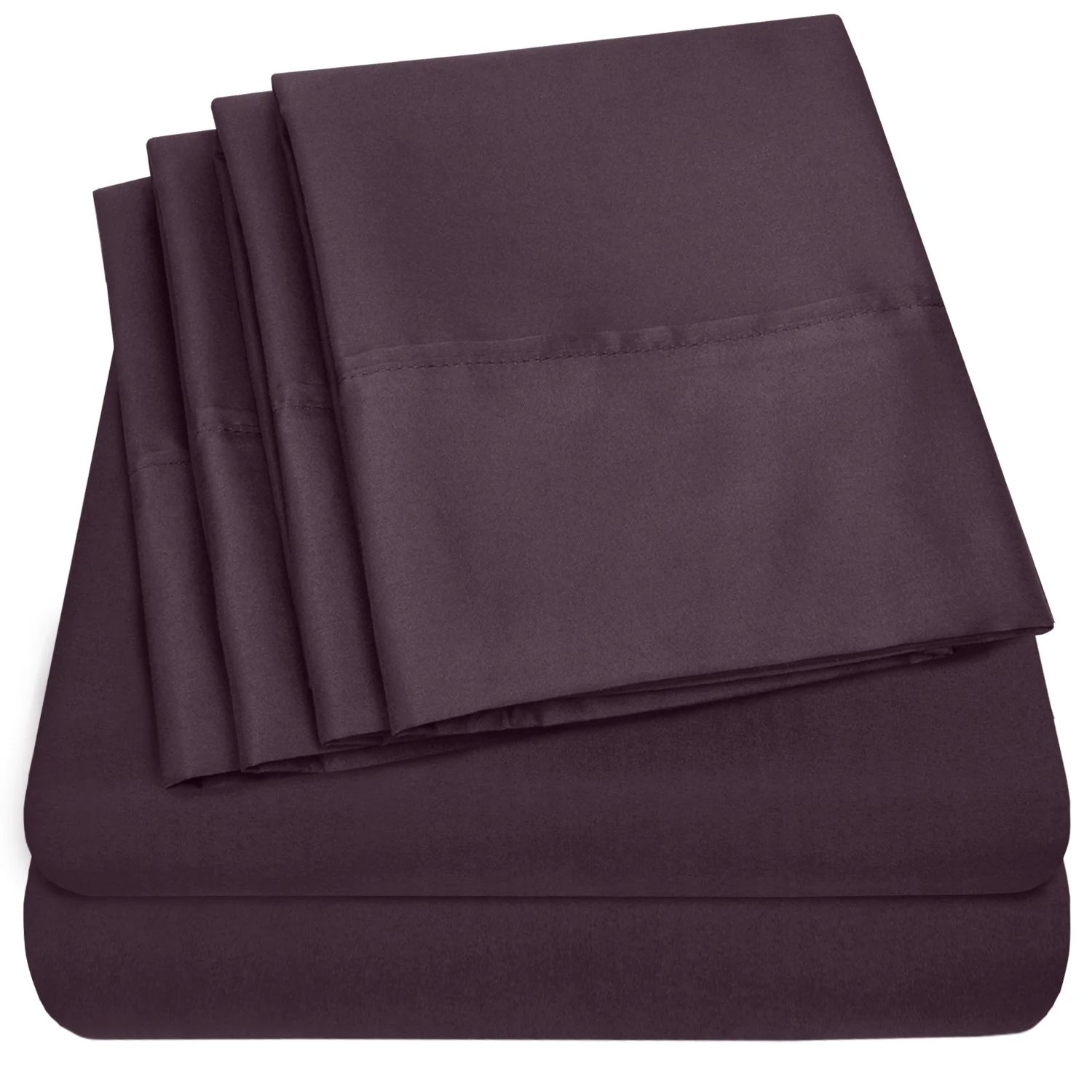 Purple 6-Piece Deep Pocket Sheet Set F4916