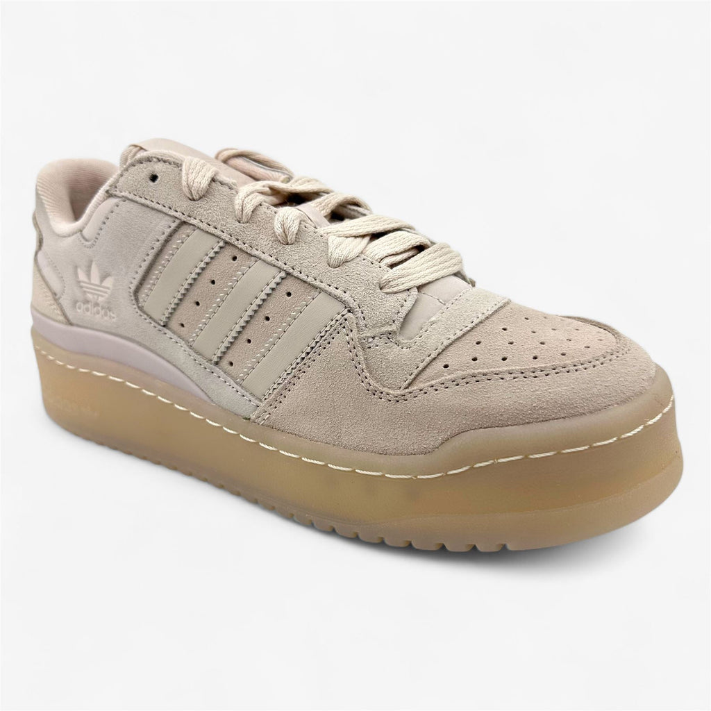 Adidas Forum Bold Stripes Putty Mauve Cream White Womens Athletic Sneaker (IF7222)