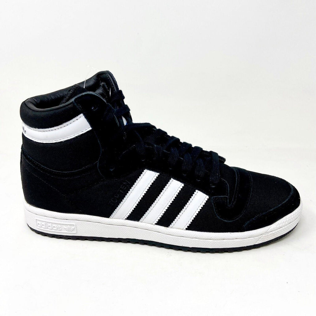 Adidas Originals Top Ten Hi Black White Mens Size 8 Retro Sneakers B27506