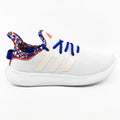 Adidas Cloudfoam Pure SPW Cloud White Orange Red Womens Athletic Sneakers (IE8525)