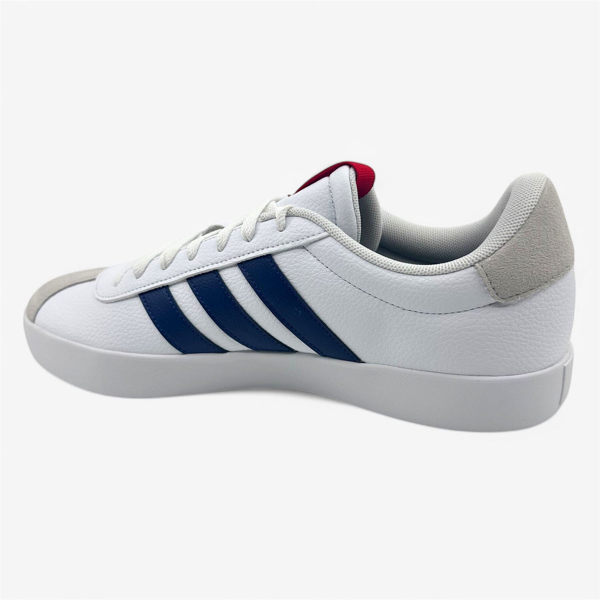 Adidas VL Court 3.0 White Dark Blue Scarlet Mens Size 11.5 Athletic Sneaker (ID6287)