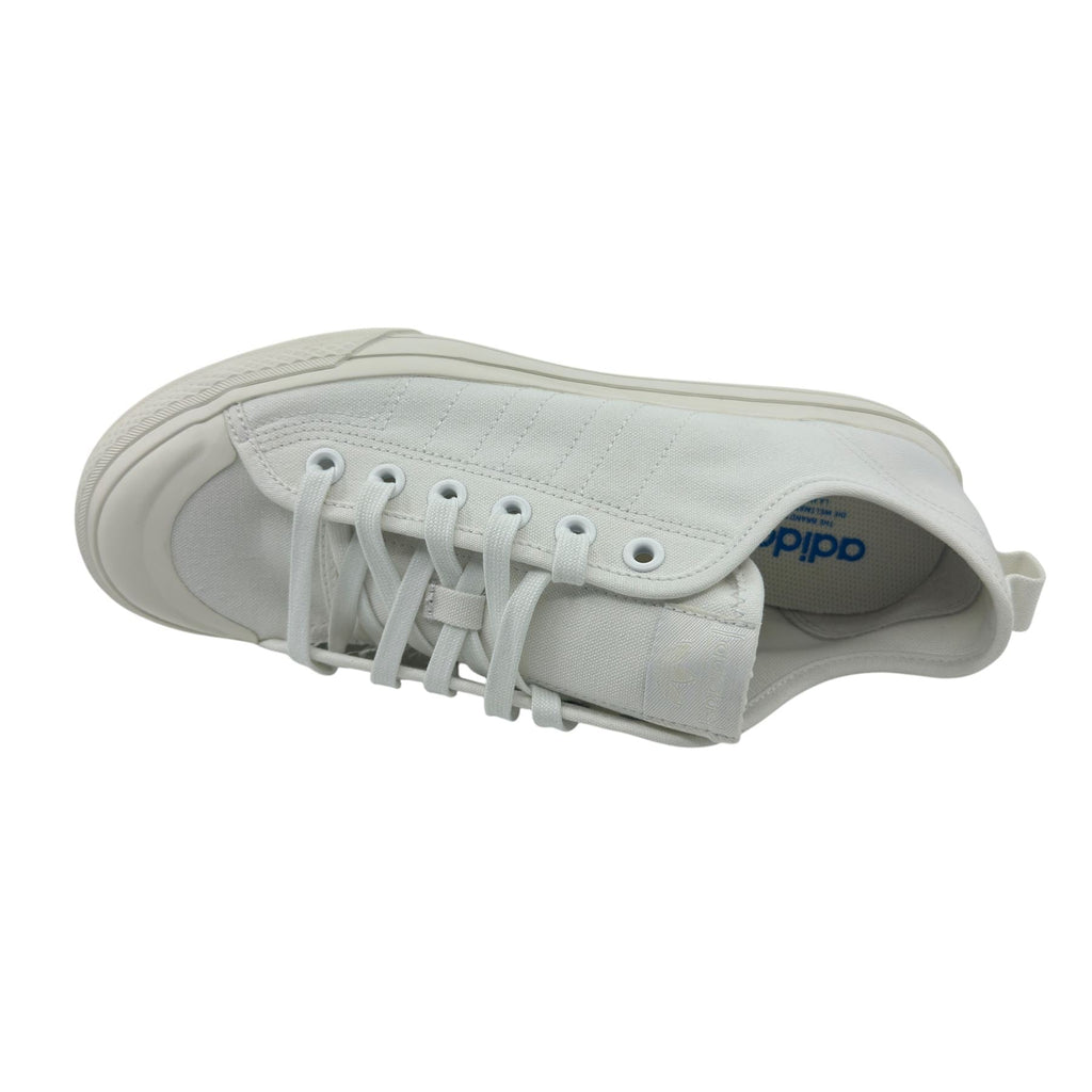 Adidas Nizza RF Triple White Womens Athletic Sneaker (EF1883)