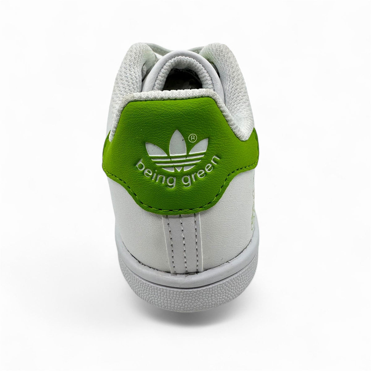 Adidas Stan Smith EL White Green Baby Toddler Disney Kermit The Frog Sneaker (FY6537)