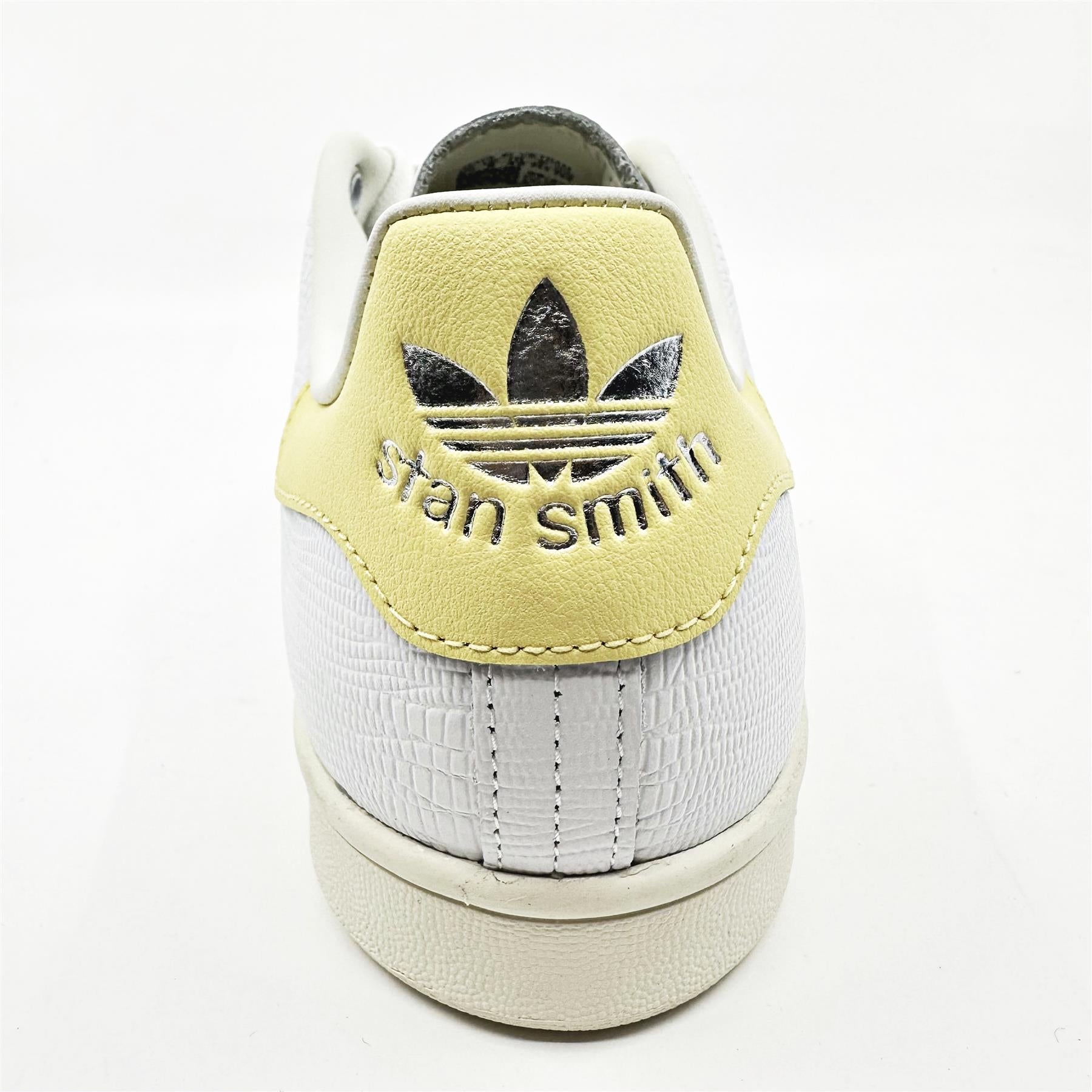 Adidas Stan Smith Cloud White Almost Yellow Womens Size 9.5 Athletic Sneakers (IE0464)