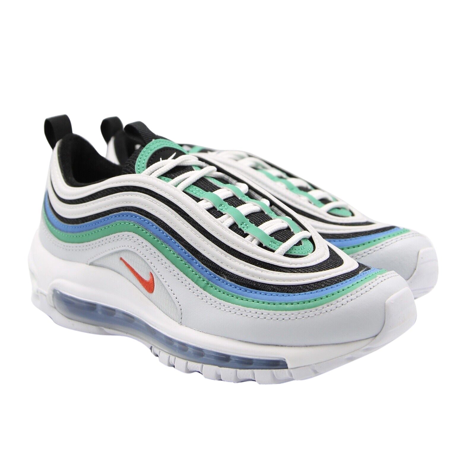Big Kid's Nike Air Max 97 Pure Platinum/Lt Crimson-Black (921522 031)