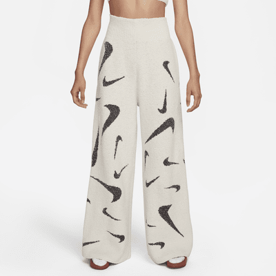 W Nike Sportswear Phoenix Cozy Boucle Knit Pant - FD4288-104
