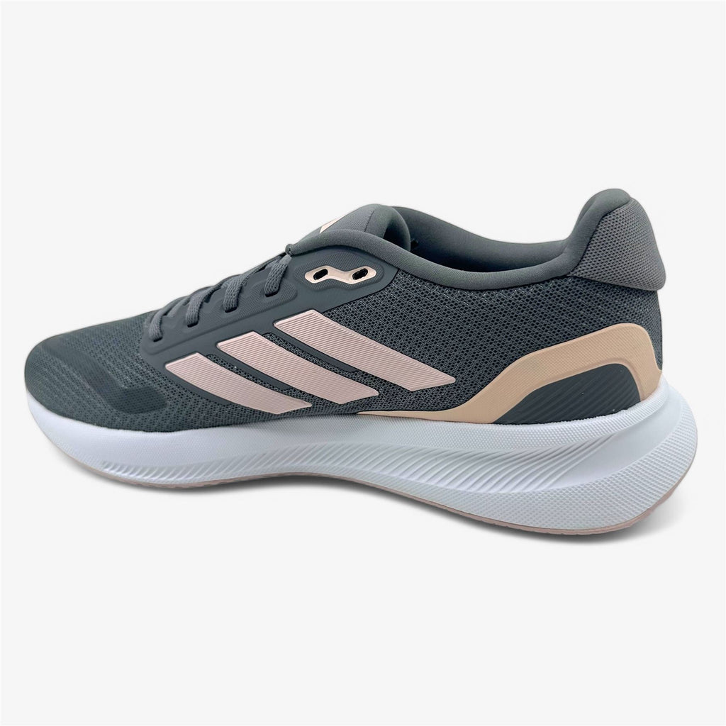 Adidas Runfalcon 5 Grey Sandy Pink White Womens Size 10 Athletic Sneaker (IE8823)