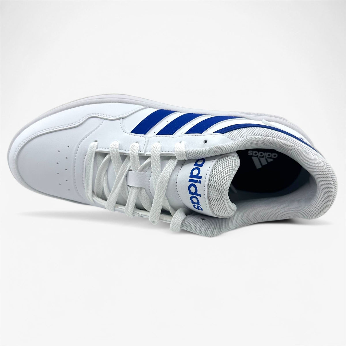 Adidas Hoops 3.0 Cloud White Royal Blue Mens Athletic Sneaker (GY5435)