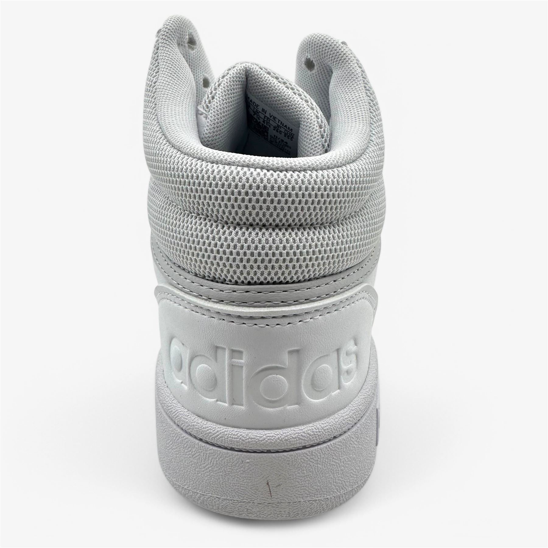 Adidas Hoops 3.0 Mid Cloud White Dash Grey Womens Athletic Sneaker (GW5457)