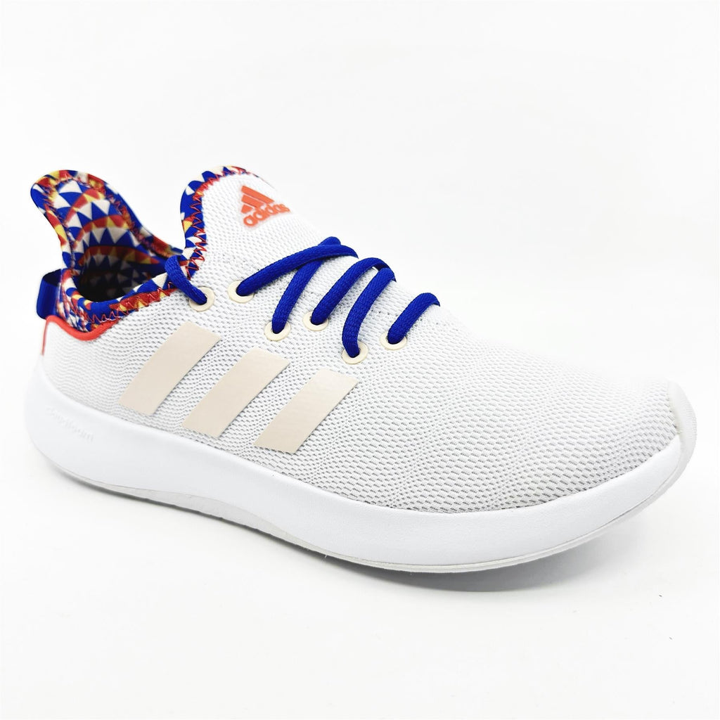 Adidas Cloudfoam Pure SPW Cloud White Orange Red Womens Athletic Sneakers (IE8525)
