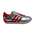 Adidas Country OG Silver Metallic Scarlet Red Womens Athletic Sneaker (JP8804)