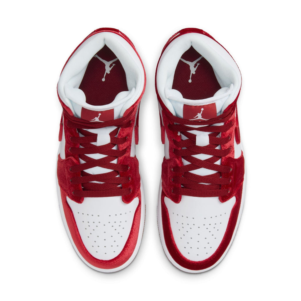 W Air Jordan 1 Mid SE "Red Velvet" - FZ3334-100