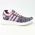 Adidas NMD R2 PK PrimeKnit Wonder Pink Black Womens Size 9.5 Sneakers BY9521