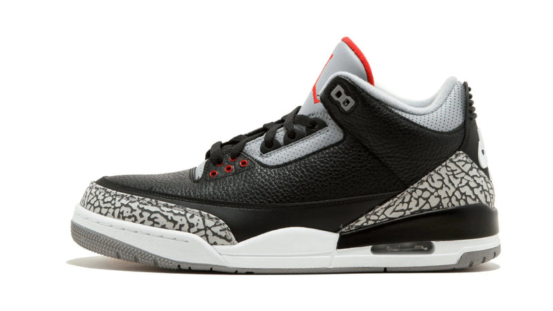 Air Jordan 3 Retro OG 'Black Cement' – The Undisputed Greatest AJ3 in Black Tumbled Leather & Cement Elephant Print