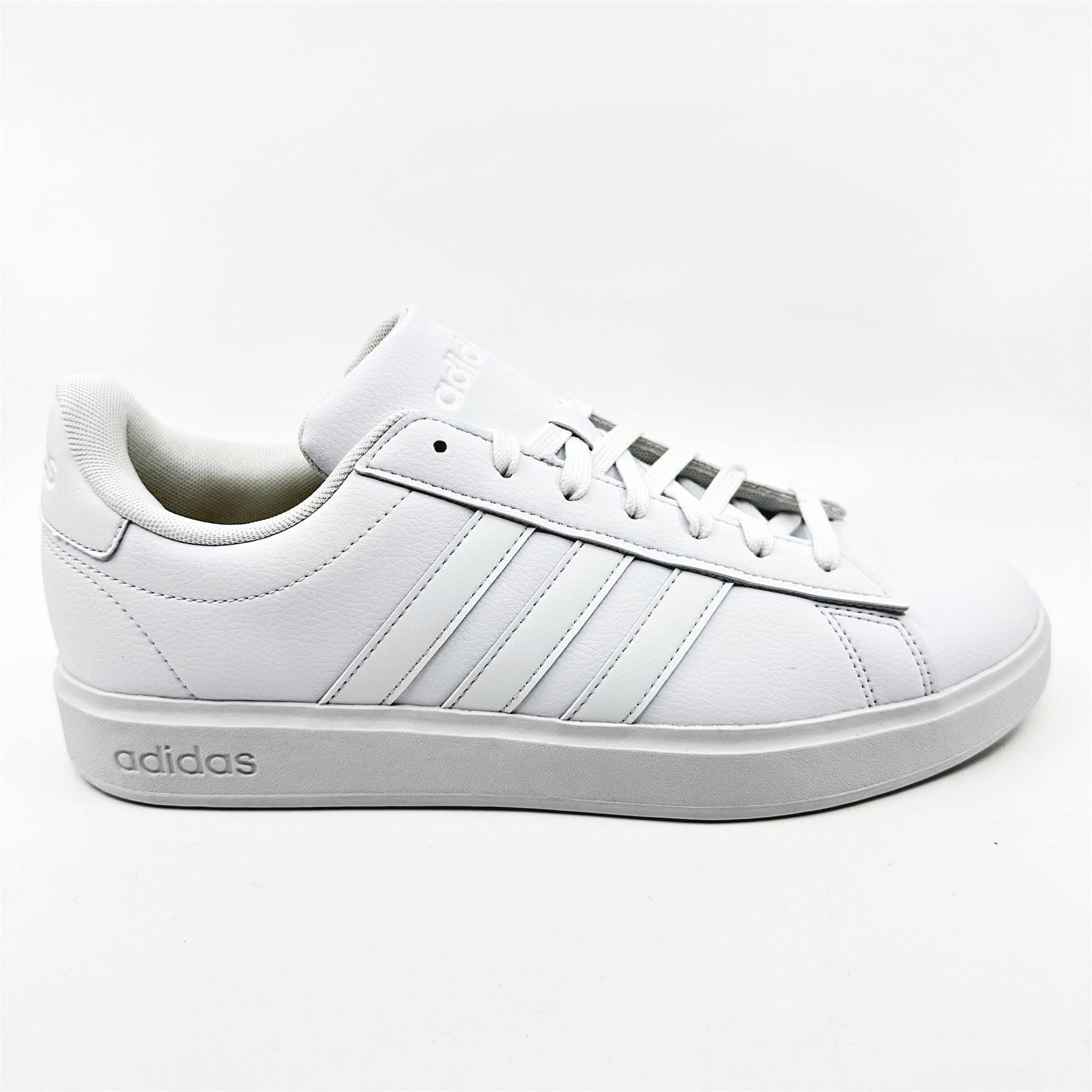 Adidas Grand Court 2.0 Cloud White Ecru Tint Mens Athletic Sneaker (GW9197)