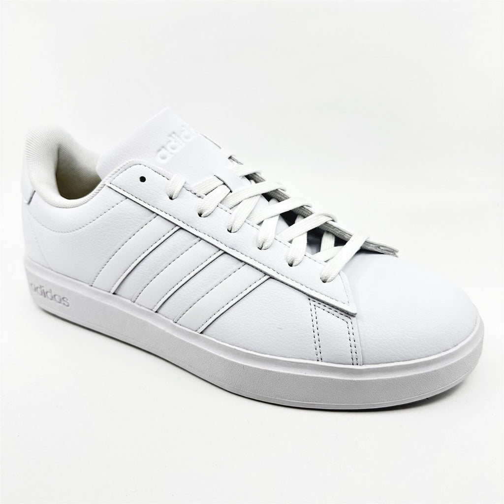 Adidas Grand Court 2.0 Cloud White Ecru Tint Mens Athletic Sneaker (GW9197)