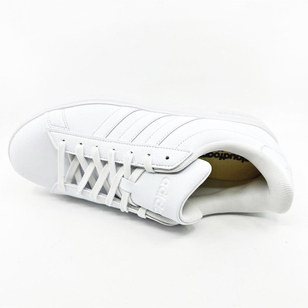 Adidas Grand Court 2.0 Cloud White Ecru Tint Mens Athletic Sneaker (GW9197)