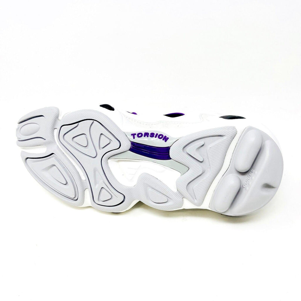 Adidas FW S-97 White Black Purple Womens Size 5.5 Sneakers EF2043