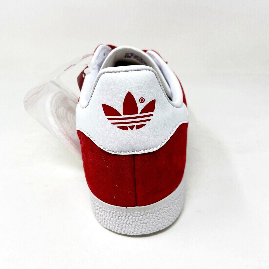 Adidas Gazelle Scarlet Red White Mens Size 9.5 Athletic Sneaker (S76228)