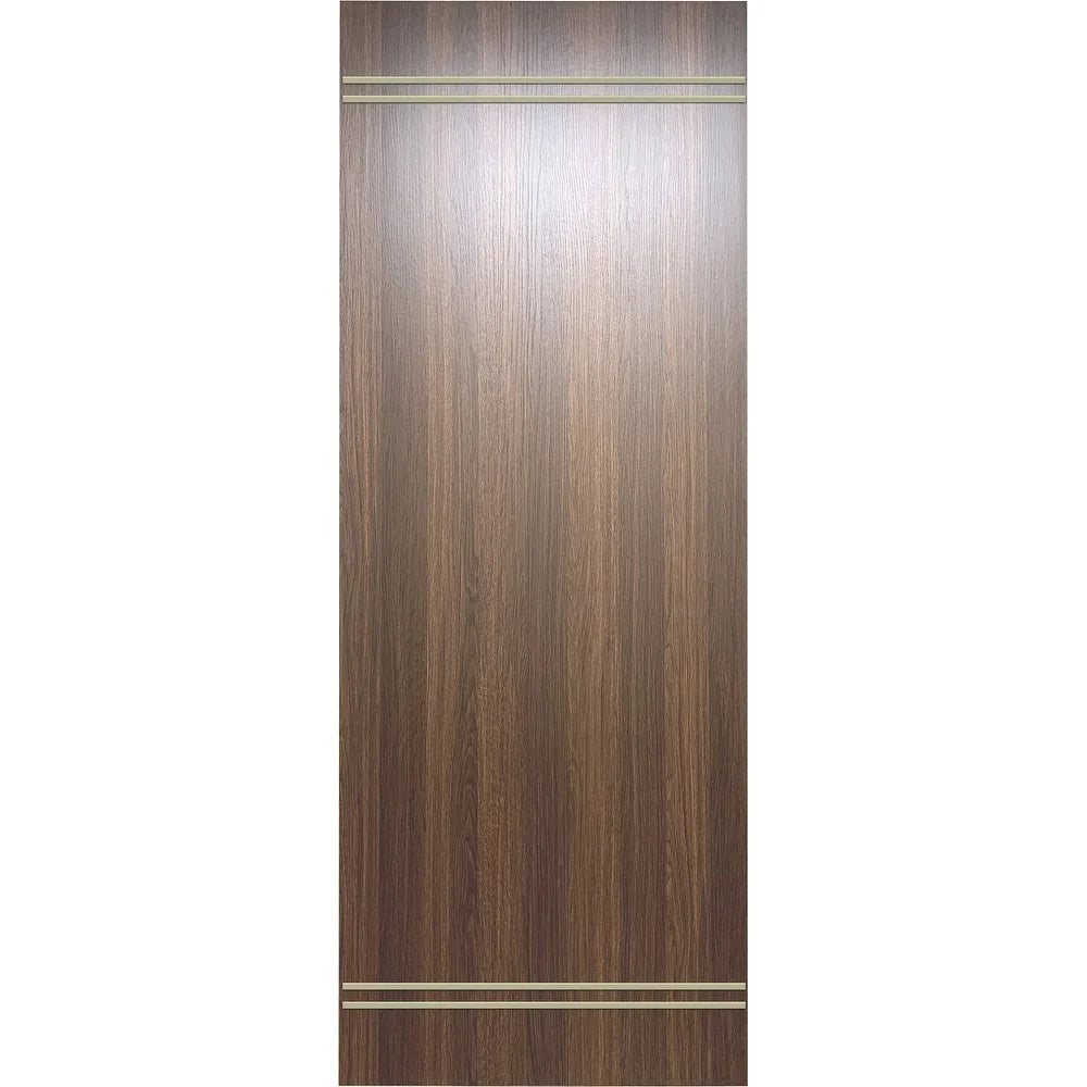 Prefinished Door Slab Whiskey Oak Gold Lines 24X80 Z841