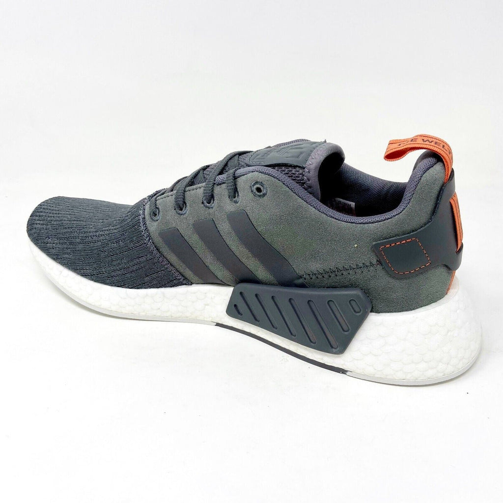 Adidas Originals NMD R2 Grey Five Future Harvest Mens Running Sneakers BY3014