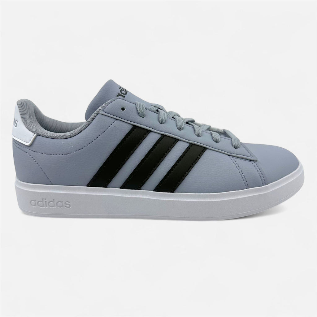 Adidas Grand Court 2.0 Halo Silver Shadow Olive Mens Athletic Sneaker (ID4468)