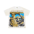 MAJESTIK Skeleton Driver Graphic T-Shirt