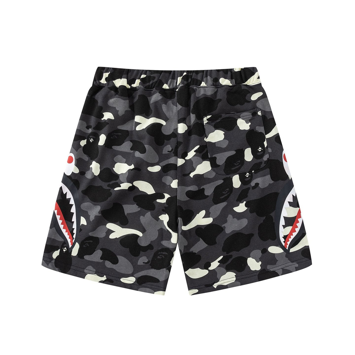 BAPE Shark Mouth Camouflage Shorts