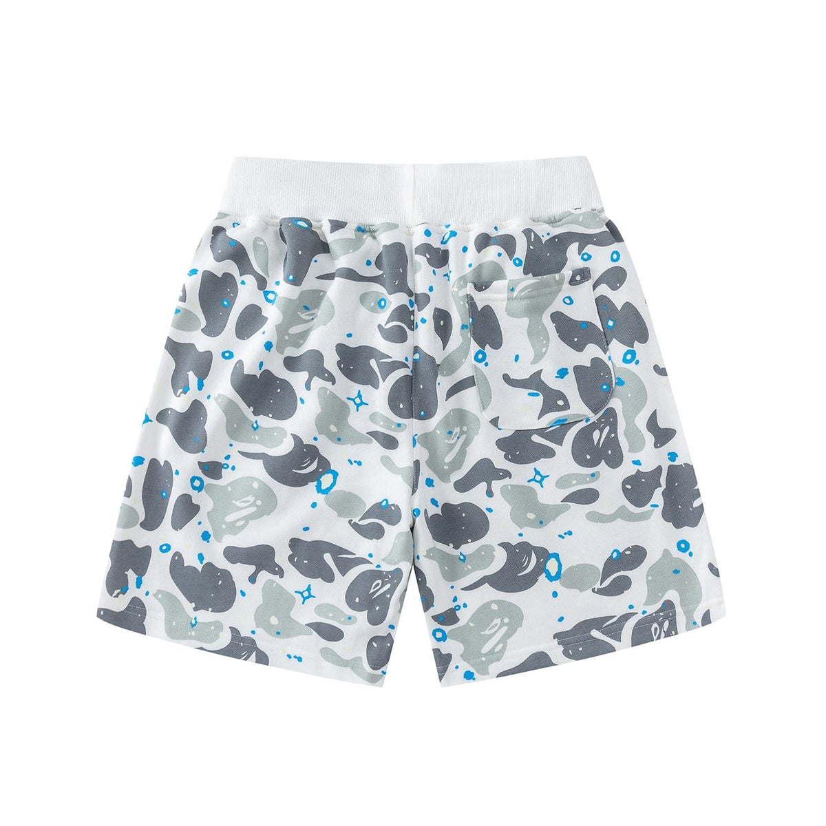 BAPE Camo Shark Graphic Shorts