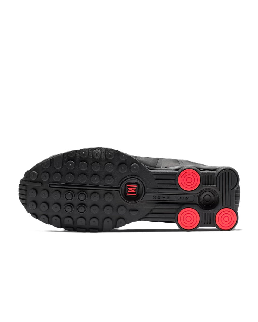 Women's Nike Shox R4 Black/Black-Black-Max Orange (AR3565 004)