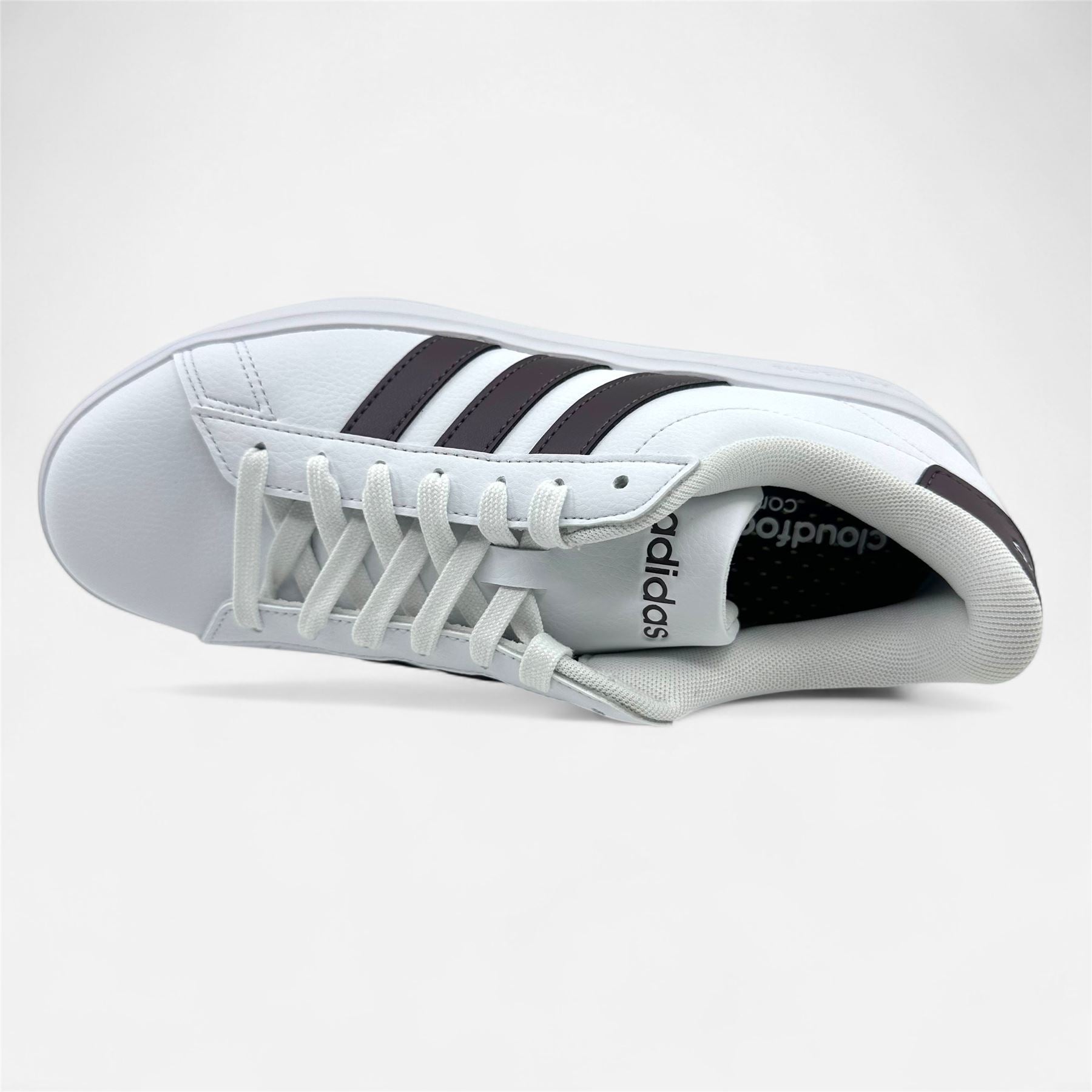 Adidas Grand Court 2.0 Cloud White Aurora Met Womens Athletic Sneaker (ID2978)