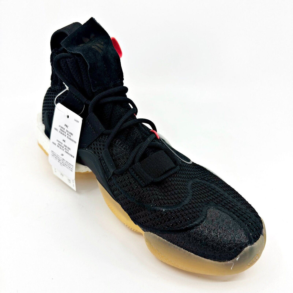 Adidas Crazy BYW X Black Mens Size 7 Amputee Left Shoe Only Display B42240