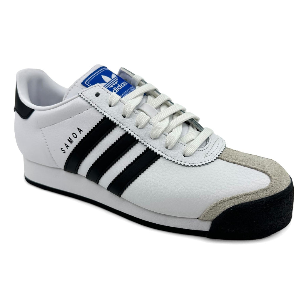Adidas Samoa White Black Mens Athletic Sneakers (675033)