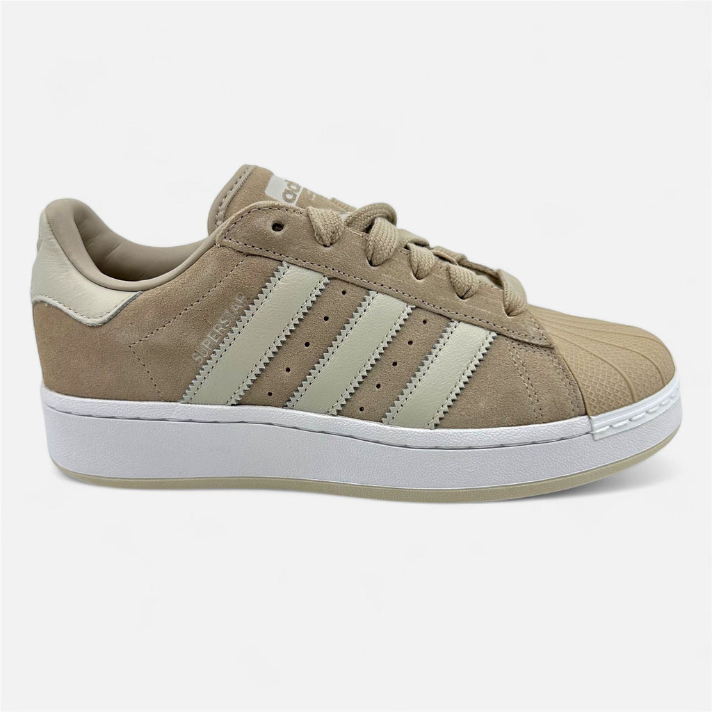 Adidas Superstar XLG Wonder Beige White Womens Athletic Sneaker (IE2989)