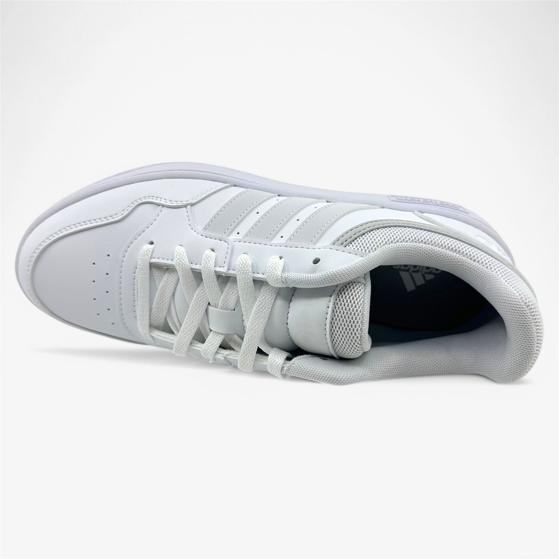 Adidas Hoops 3.0 Cloud White Dash Grey Womens Athletic Sneaker (GW3036)