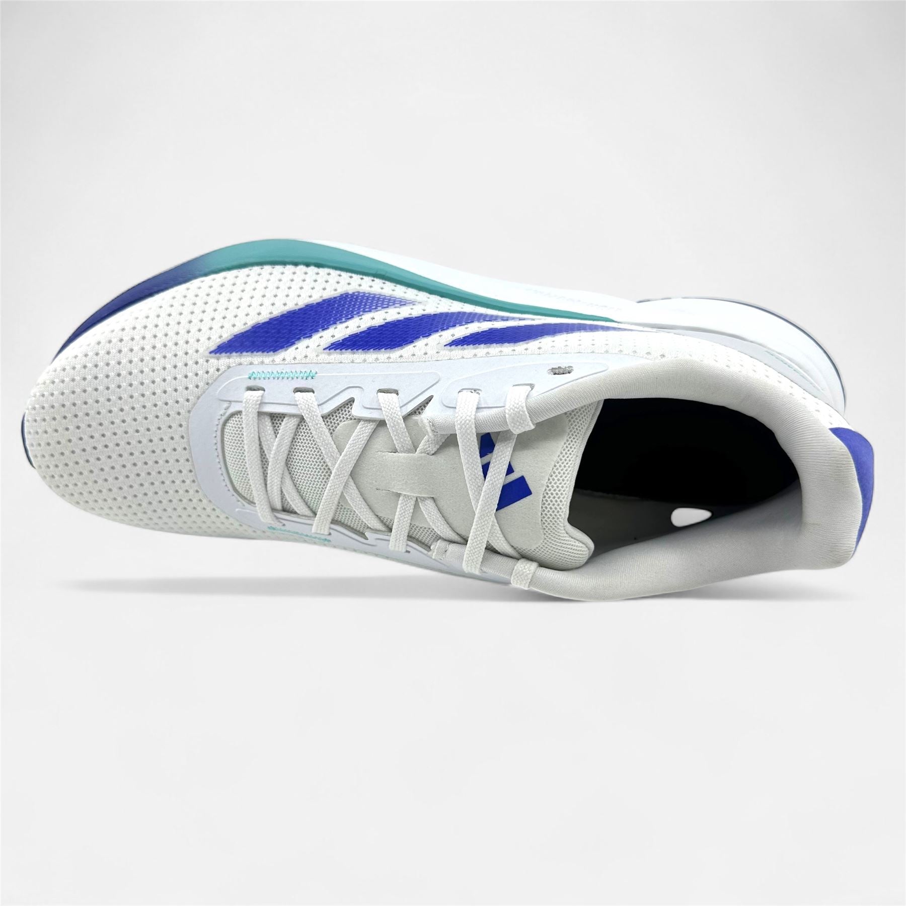 Adidas Duramo SL Cloud White Lucid Blue Flash Aqua Mens Athletic Sneaker (IF9481)