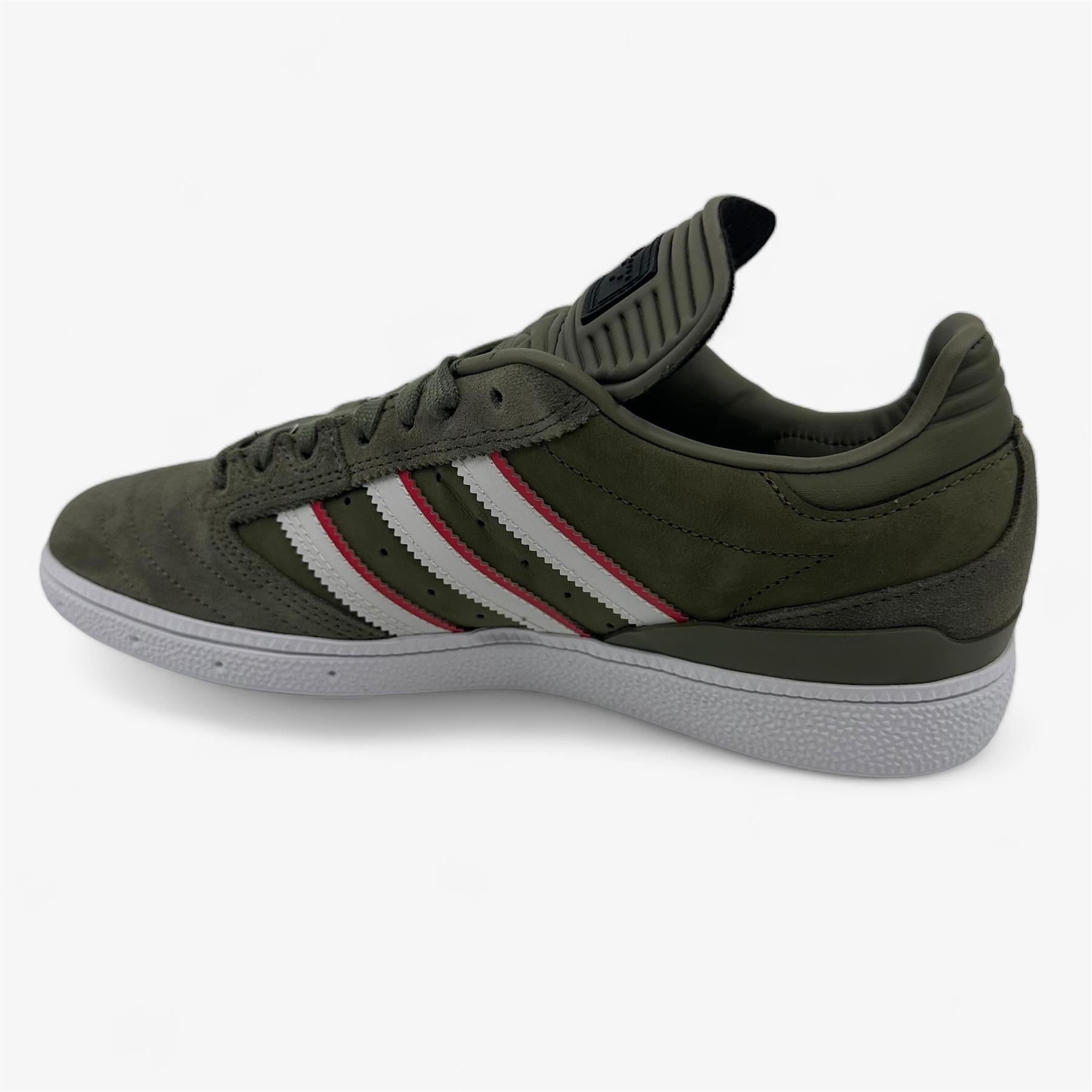 Adidas Busenitz Olive Strata Red Cloud White Mens Athletic Sneakers (ID3370)