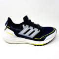 Adidas Ultraboost 21 COLD.RDY Navy Yellow White Mens Running Sneakers S23893